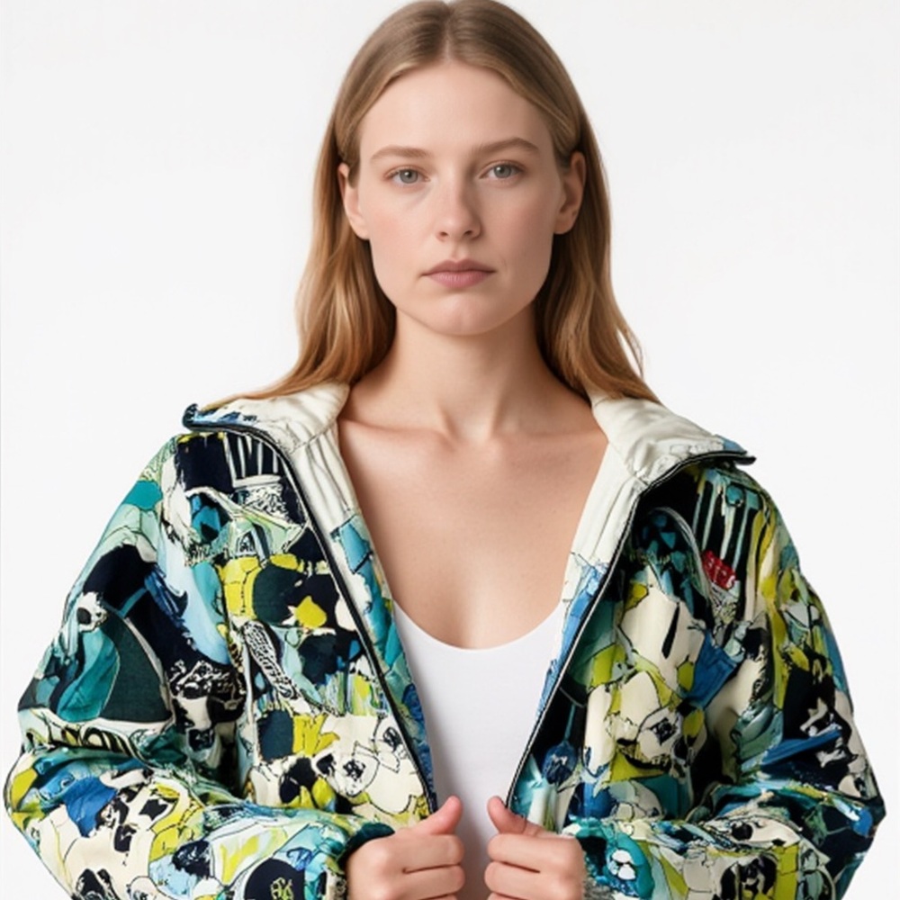 DC Shoes Wild Project Waterproof Snow Jacket • Youth L • Graphic Print